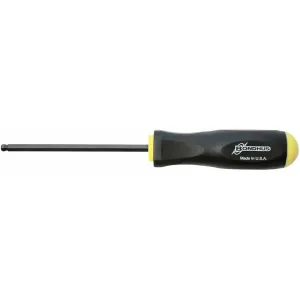 Bondhus 40602 Tagged and Barcoded 0.05" x 2.4" Ball End Tip Screwdriver with ProGuard Finish, 2 Piece