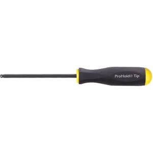 Bondhus 74609 5/32" x 3.6" ProHold Ball End Tip Screwdriver with ProGuard Finish, 2 Piece