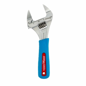 Channellock 6SWCB 6-inch Code Blue Wideazz Slim Jaw Adjustable Wrench