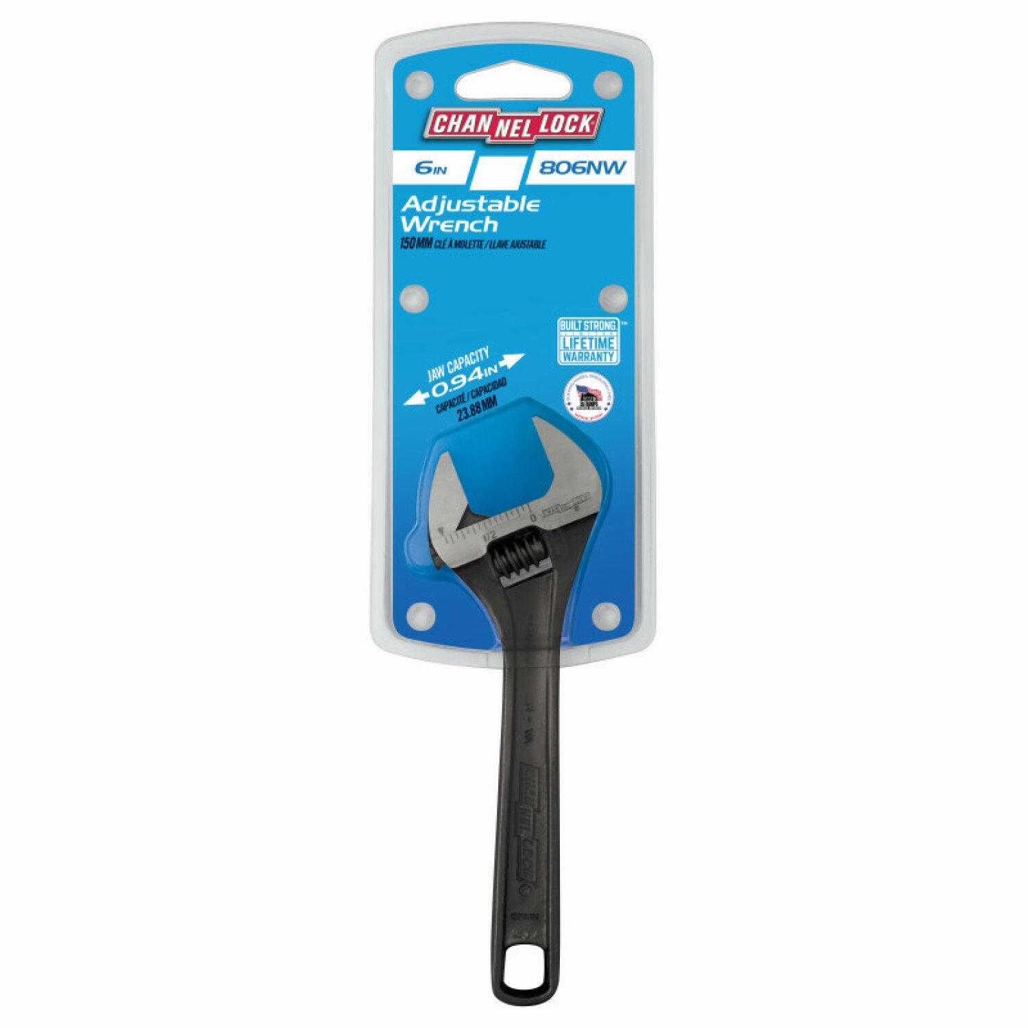Channellock 806NW 6-inch Adjustable Wrench
