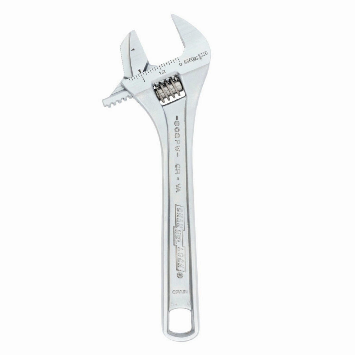 Channellock 808PW 8-inch Reversible Jaw Adjustable Wrench