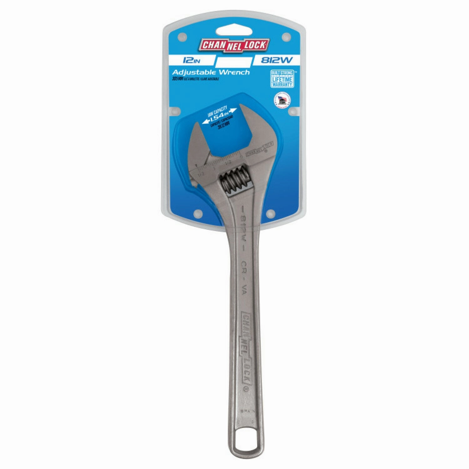 Channellock 812W 12-Inch Adjustable Wrench