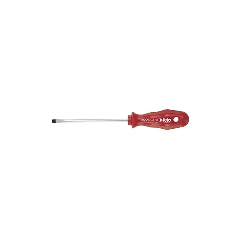 Felo 0715713035 9/64" x 3.9" Slotted Screwdriver, 200 Series
