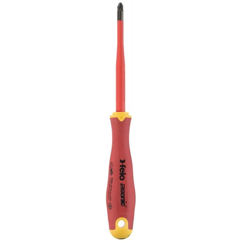 Felo 0715762653 E-Slim Insulated Pozidrive Screwdriver