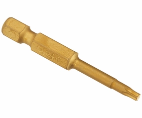 Felo 0715732374 T15 x 2" TORX Tin Bit on 1/4" Stock