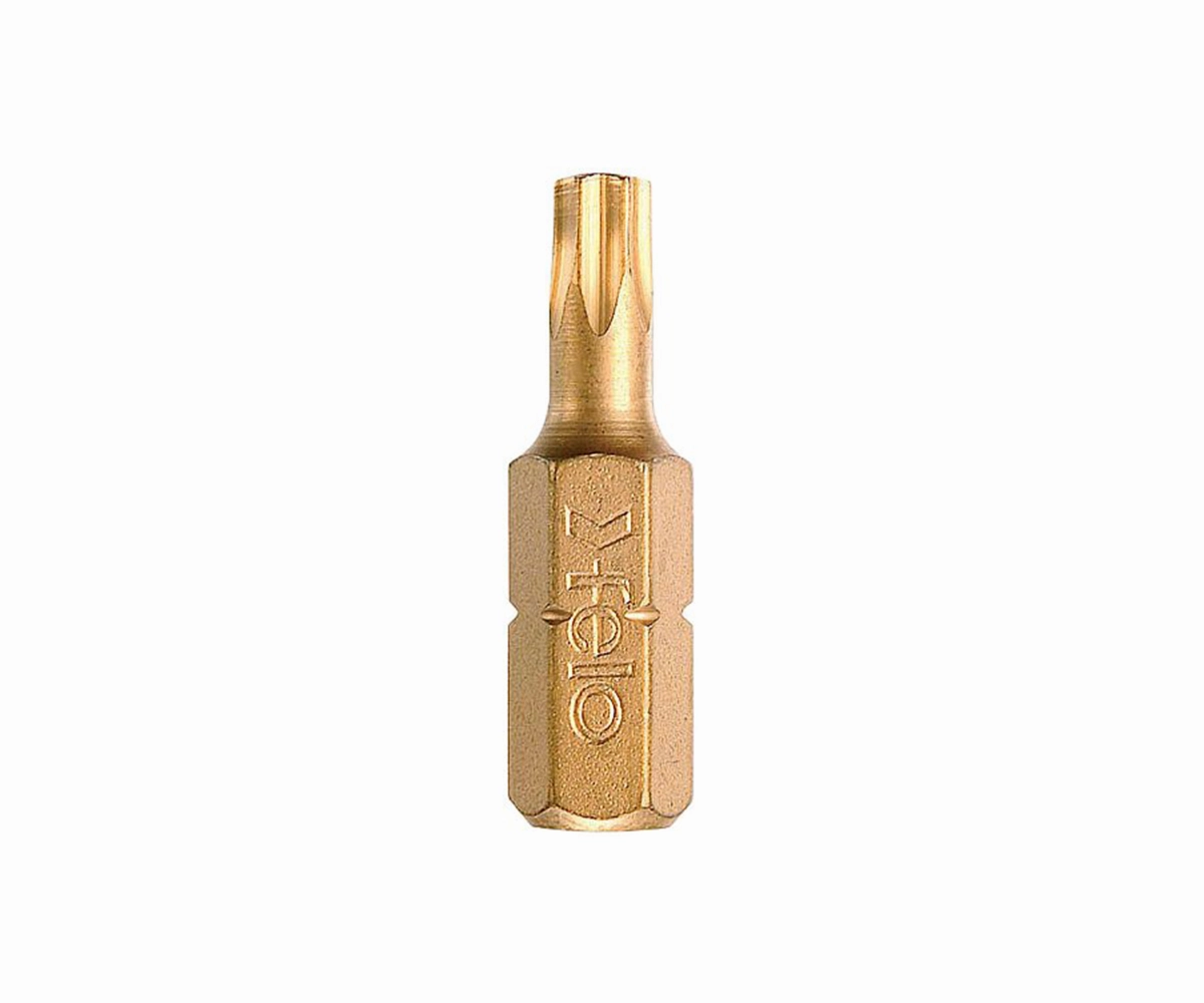 Felo 0715750230 T30 x 1" TORX Tin Bit on 1/4" Stock