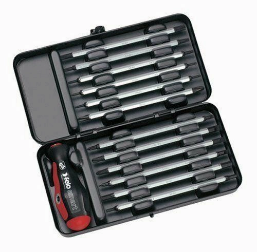 Felo 0715750630 13 Piece Smart Box Set Slotted, Phillips, Hex, & TORX with Hadle