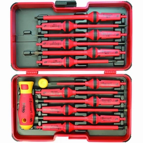 Felo 0715753439 E-Smart Box with 12 Interchangeable Blades and Handle