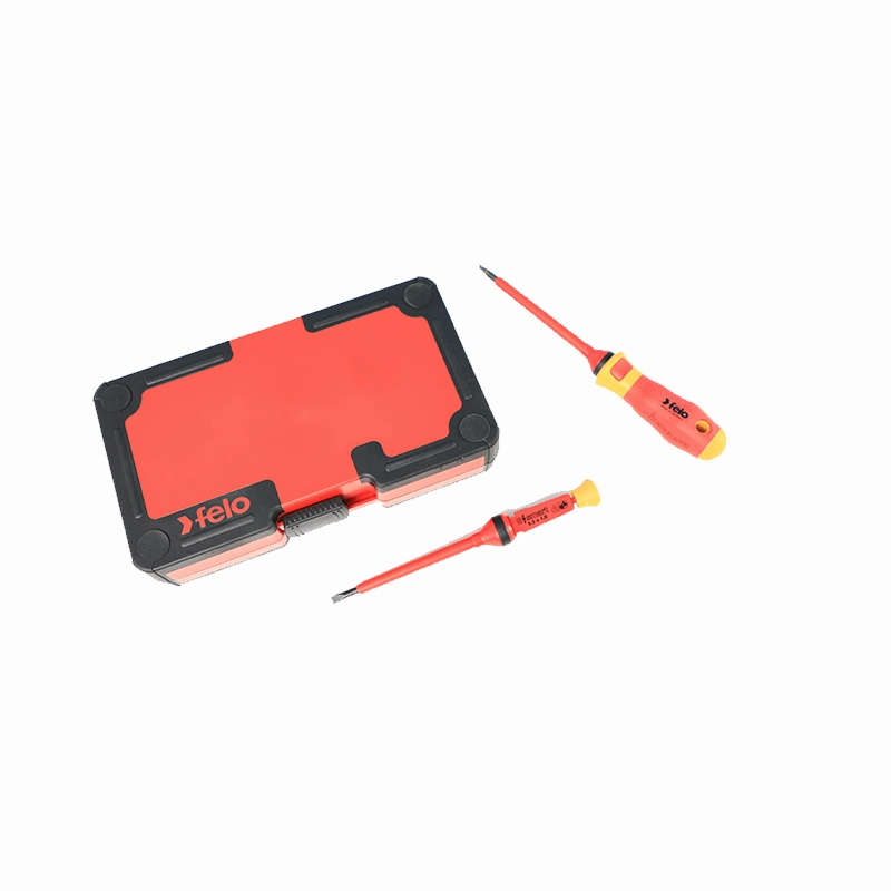 Felo 0715753447 14 Piece E-Smart Square 2 Insulated Screwdriver Set