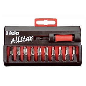 Felo 0715753529 AllStar Bit Box, 10 Piece