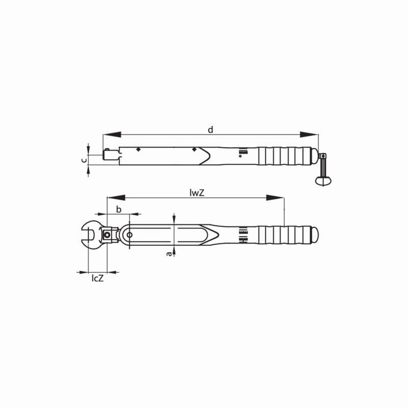 Gedore 1427067 Torque Wrench DREMOMETER AZ A S 16Z 8-40 Nm