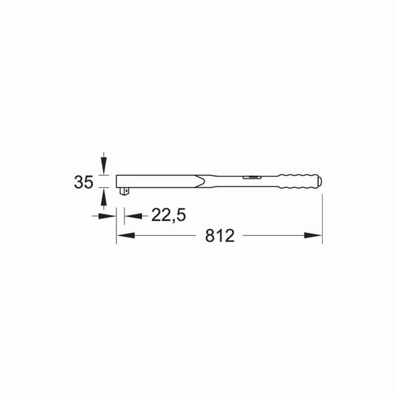 Gedore 1427156 Torque wrench DREMOMETER DS 3/4 Inch 110-550 Nm