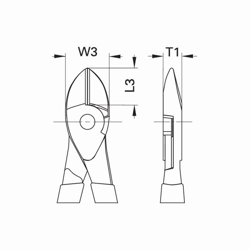 Gedore 1439596 Power Side Cutter 180 mm