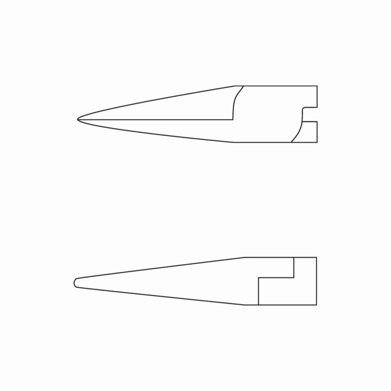 Gedore 1743562 Needle nose electronic pliers
