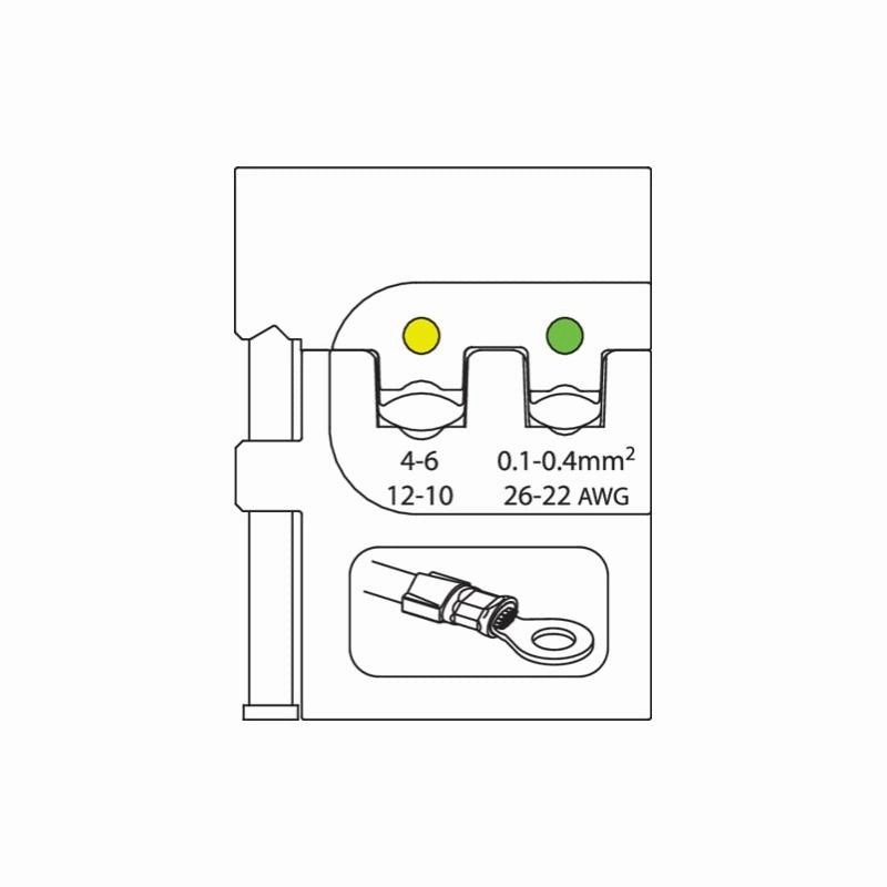 Gedore 1830899 Crimping Pliers Set ELECTRONIC