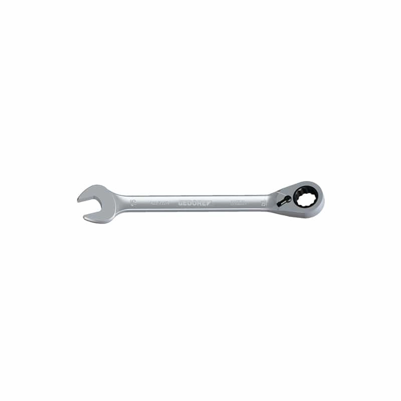 Gedore 2297418 Combination Ratchet Spanner Set, Reversible 12 pcs 8-19 mm