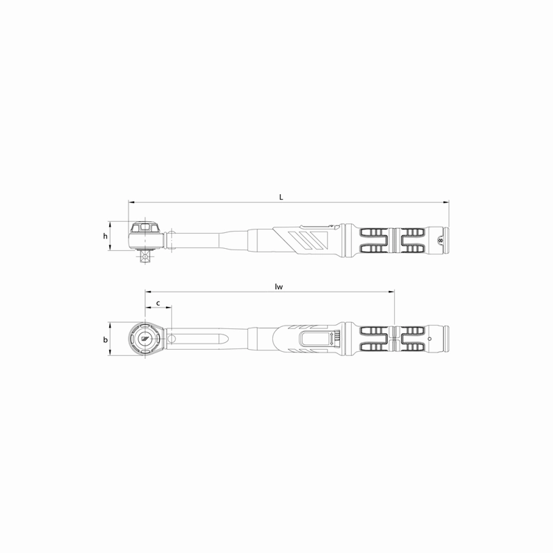 Gedore 2641283 Torque Wrench DREMASTER K 3/4", 150-750 Nm