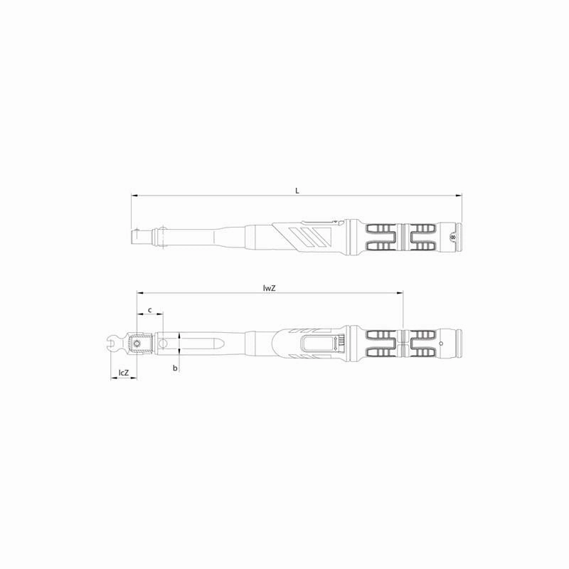 Gedore 2641569 Torque wrench DREMASTER Z 22, 150-750 Nm