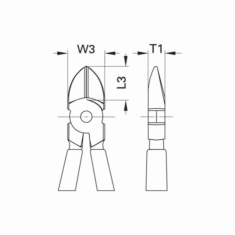 Gedore 2910934 Side cutter 180 mm