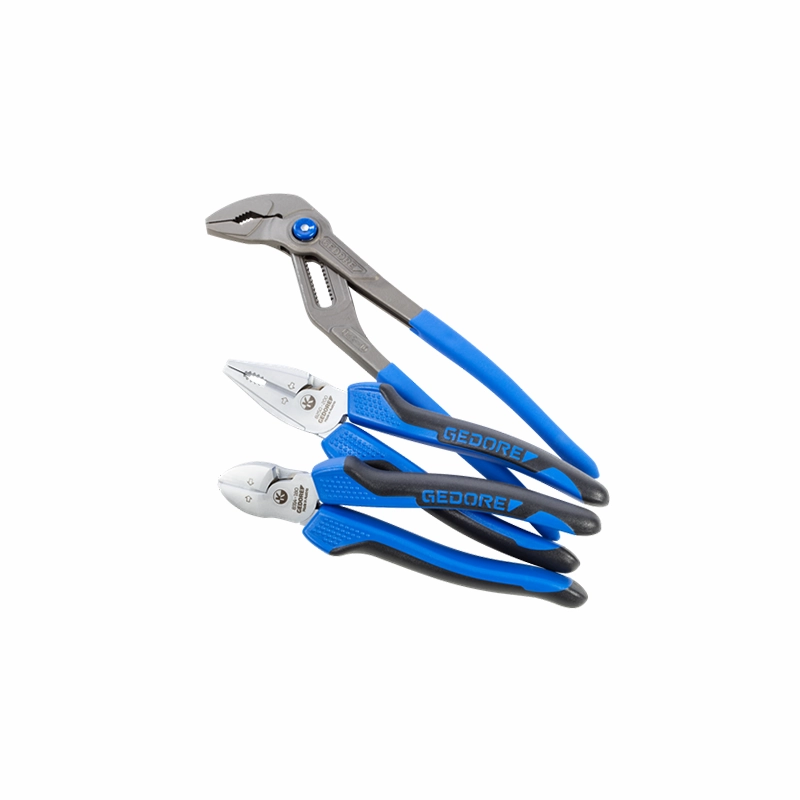 Gedore 3012859 S 8393 3 Piece Pliers Set
