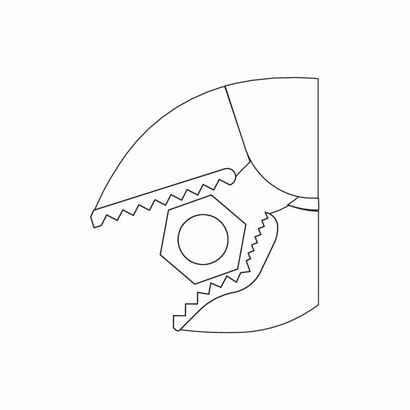 Gedore 6406890 137 Grip Wrench 12 Inch