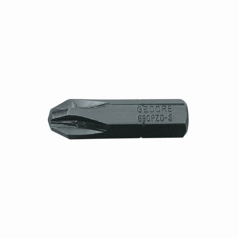 Gedore 6552790 Screwdriver Bit 1/4 Inch Drive , Value Pack 10-Piece, PZ 1