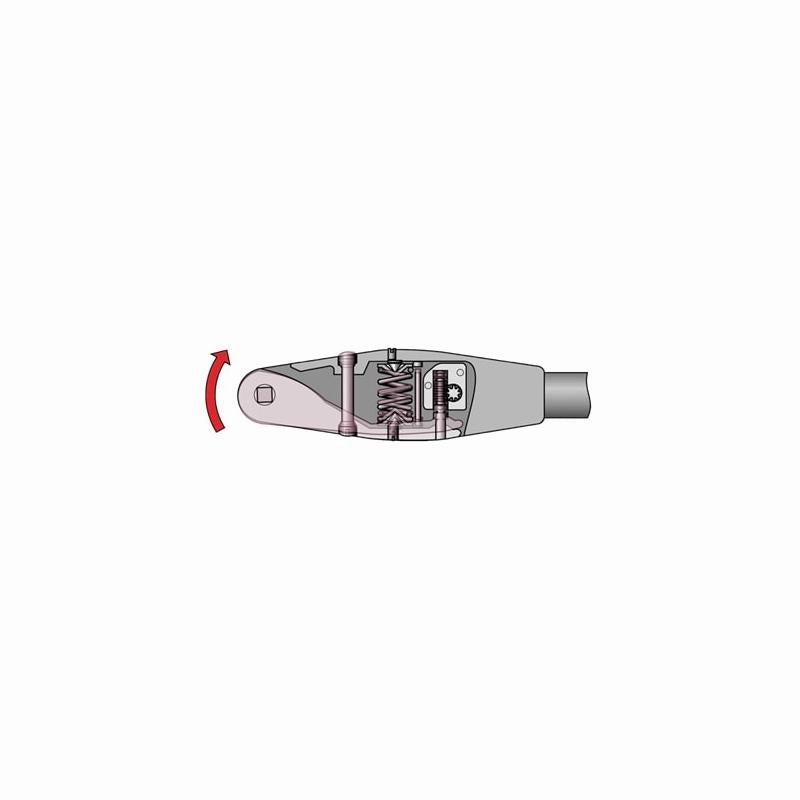Gedore 7651550 Dial measuring torque wrench Type 83 5-25 Nm