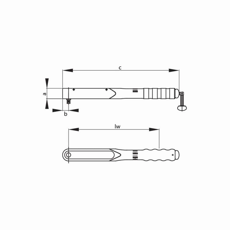 Gedore 7674090 Torque wrench DREMOMETER AM in plastic box