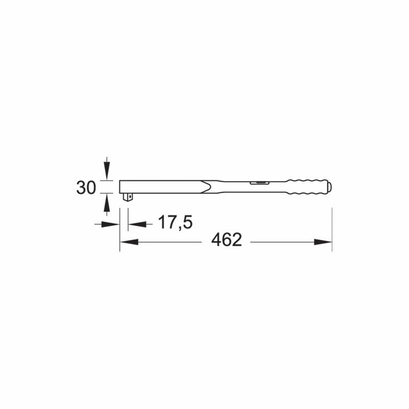 Gedore 7683320 Torque Wrench DREMOMETER B 1/2" 25-120 Nm