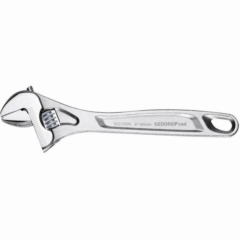 Gedore R03100010 Adj.spanner W.30mm L.250mm 15 chrome