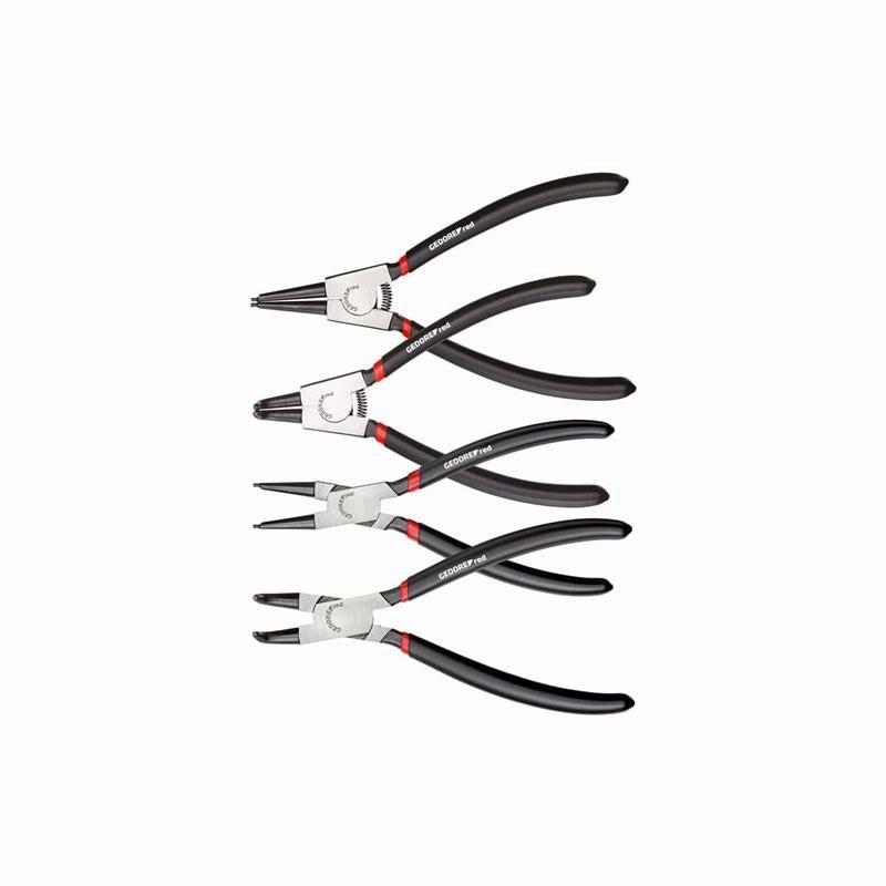 Gedore R28002004 Circlip pliers set strght offset 4pcs