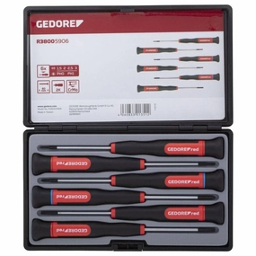 Gedore R38005906 PH SL 2C-Electron.Screwdriver Set 6 Pcs