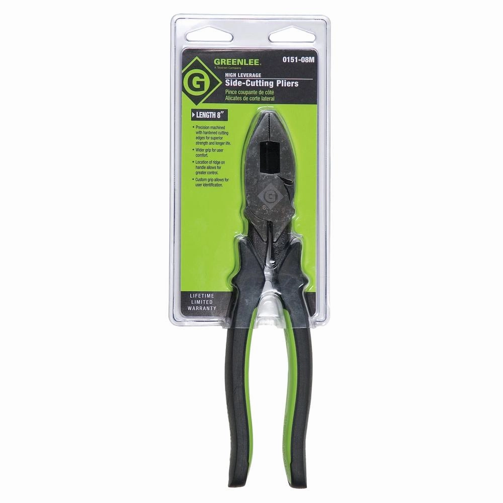 Greenlee 0151-08M High Leverage Side-Cutting Pliers