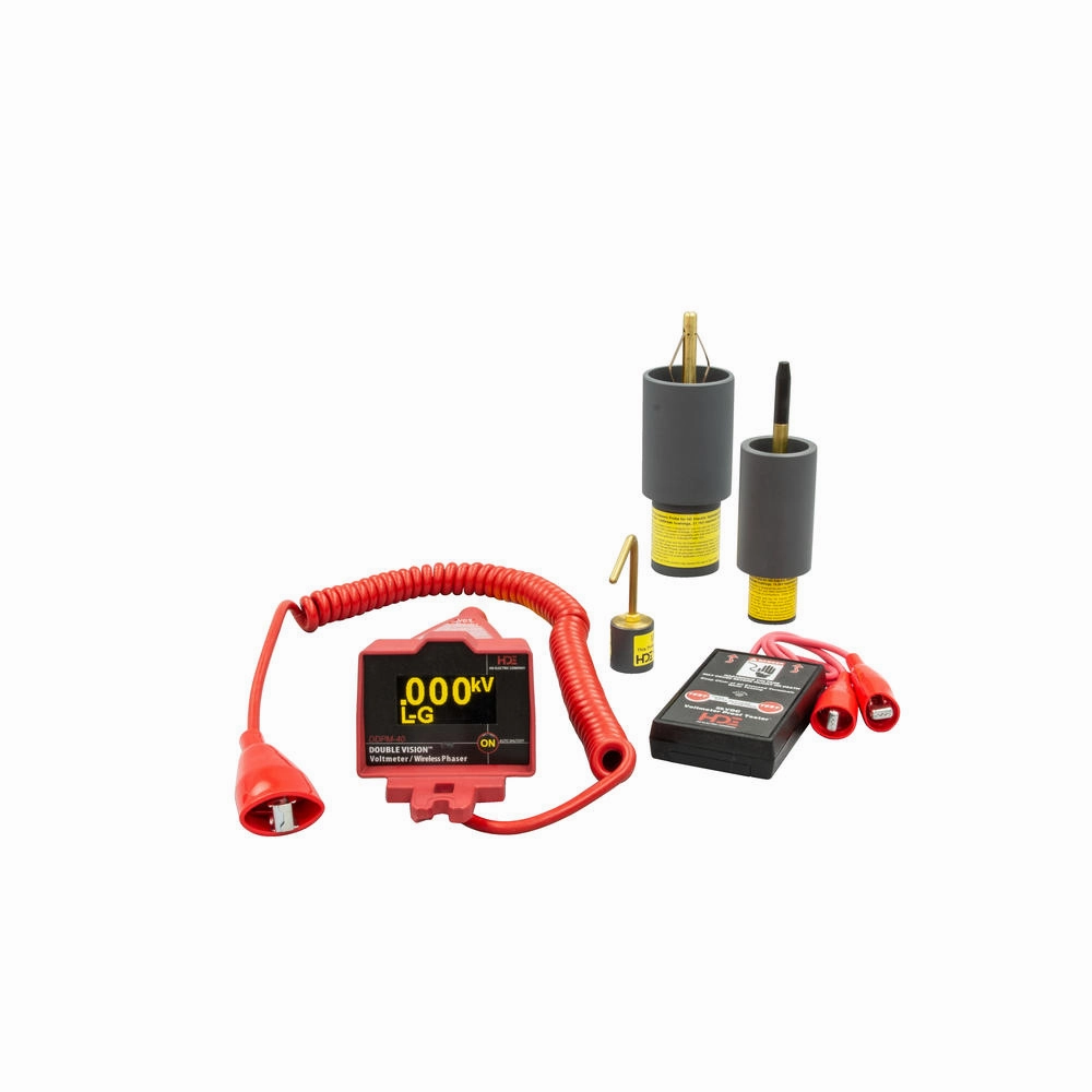 Greenlee DDPM-40S/K03 Double Vision Dual Display Wireless Phasing Meter 5V-43kV, OH/UG Single Kit 2