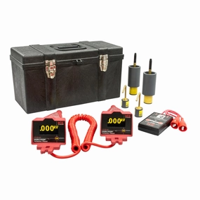 Greenlee DDVM-40/K02 Double Vision Dual Display Voltmeter/Phasing Set 5V-40kV, OH/UG Kit 1