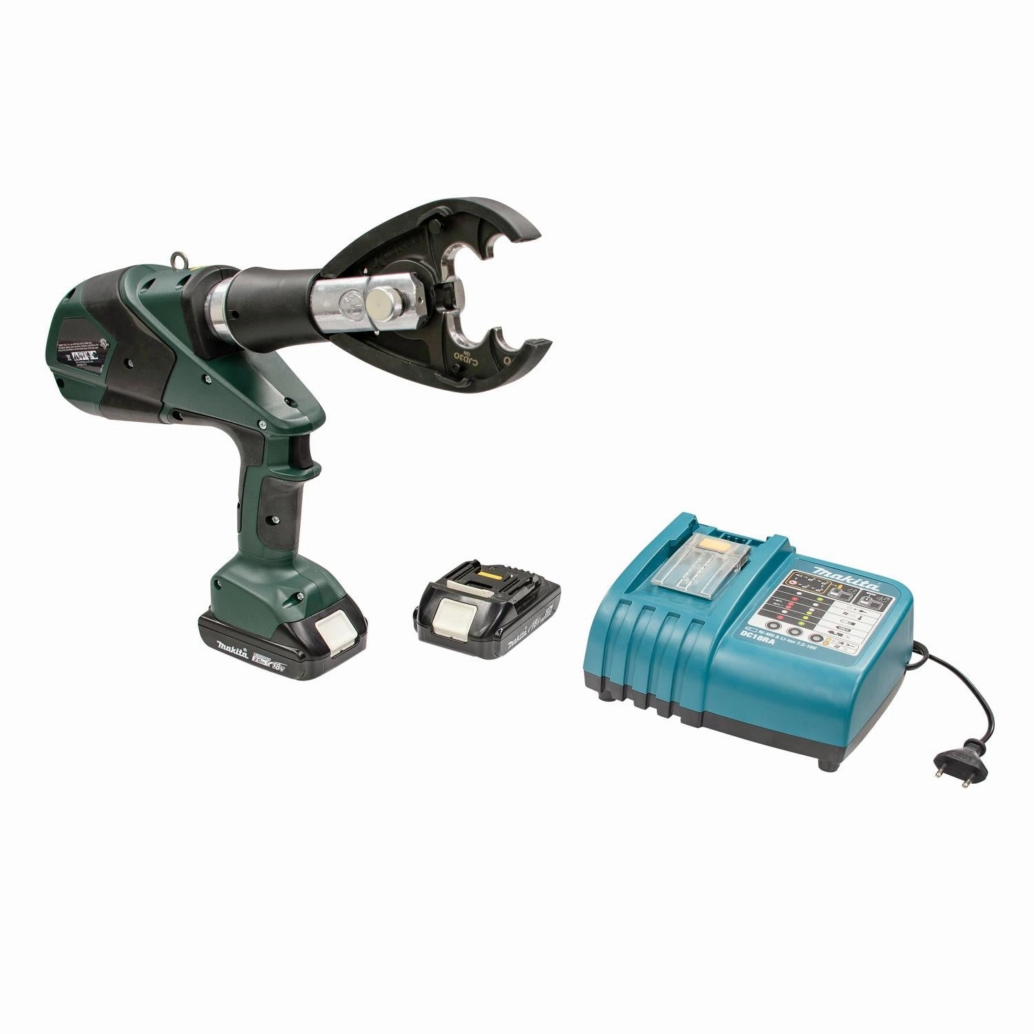 Greenlee EK425PLXDBG22 6 Ton Pistol Crimper, Li-Ion, Standard, CJD3BG, 230V