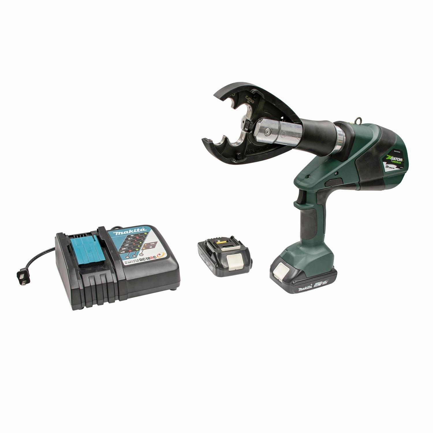 Greenlee EK425PLXDO11 6 Ton Pistol Crimper, Li-Ion, Standard, CJD30, 120V