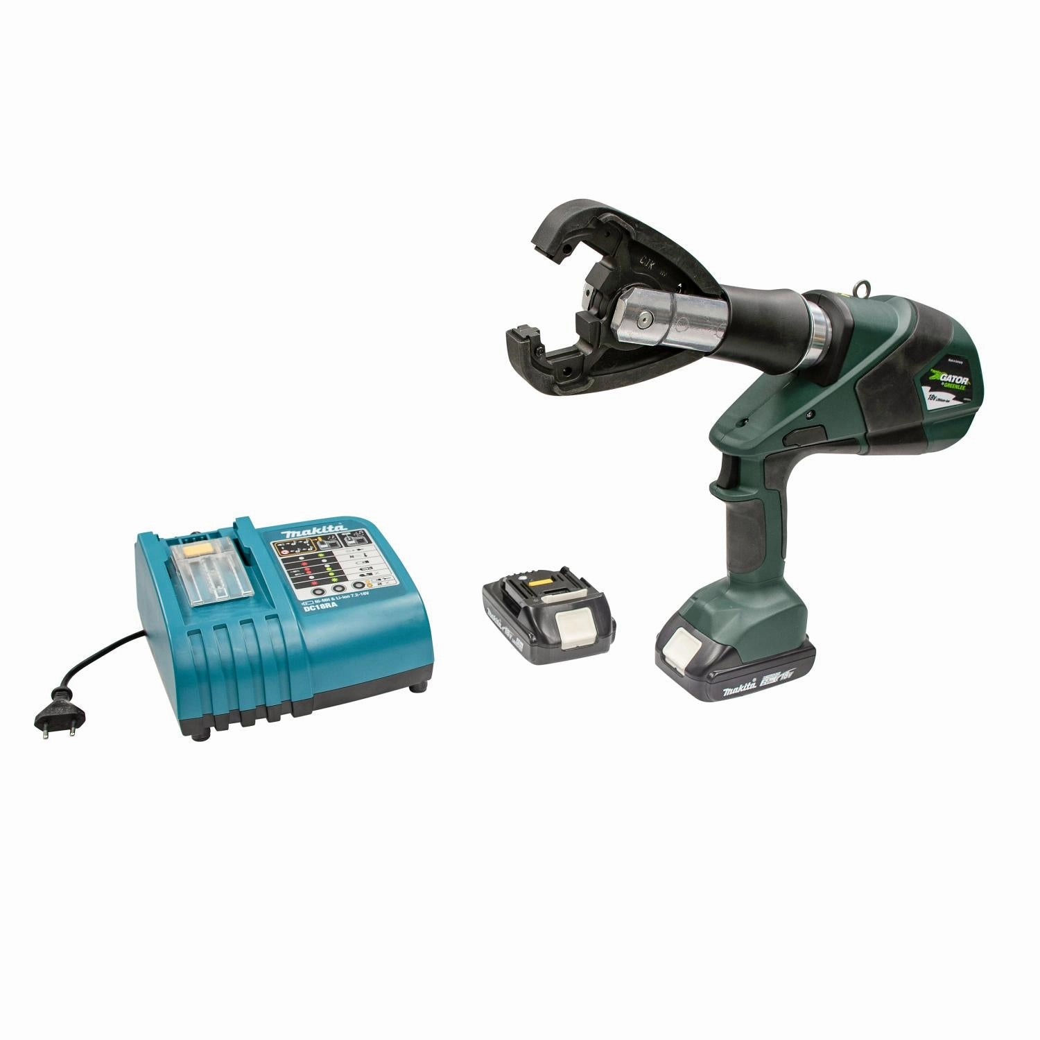 Greenlee EK425PLXK22 6 Ton Pistol Crimper, Li-Ion, Standard, CJK, 230V