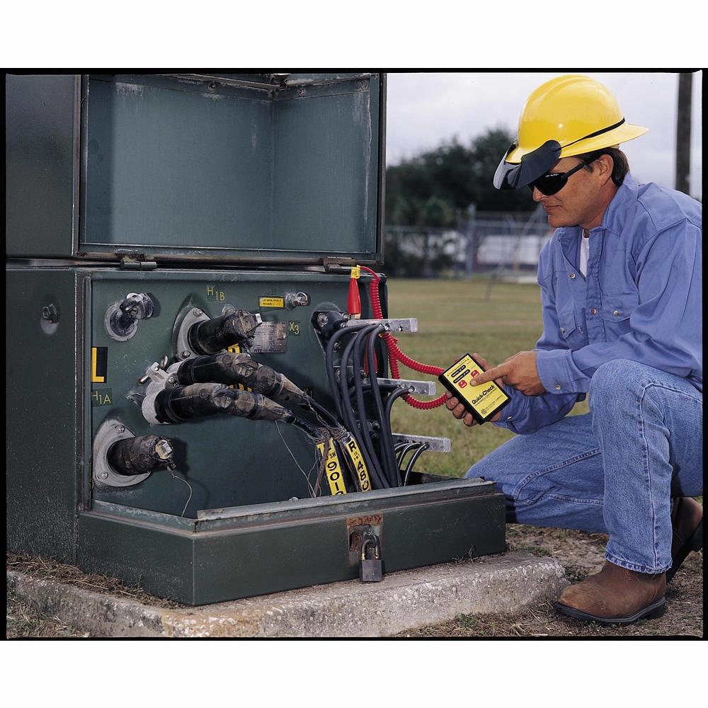 Greenlee QC-MAN-M Quick-Check Transformer and Capacitor Tester, Manual Self-Test, Magnet
