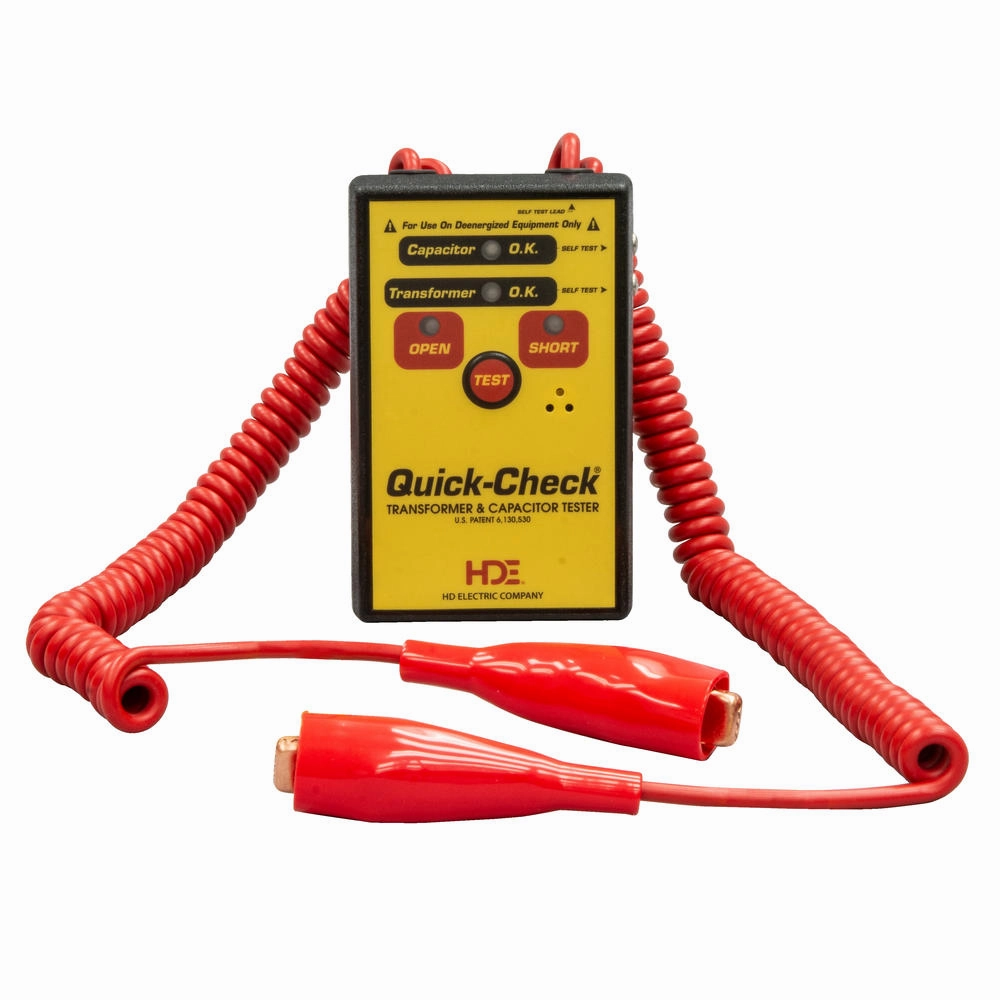 Greenlee QC-MAN-M Quick-Check Transformer and Capacitor Tester, Manual Self-Test, Magnet