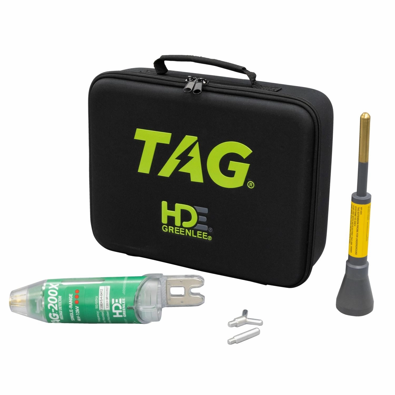 Greenlee T200X-0412/K01 TAG Contact Voltage Detector, 4-12KV, KIT, OH/UG
