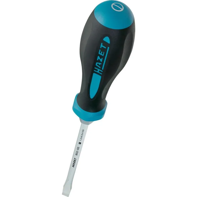 Hazet 802-55 HEXAnamic Screwdriver, Slotted, 1x5.5mm