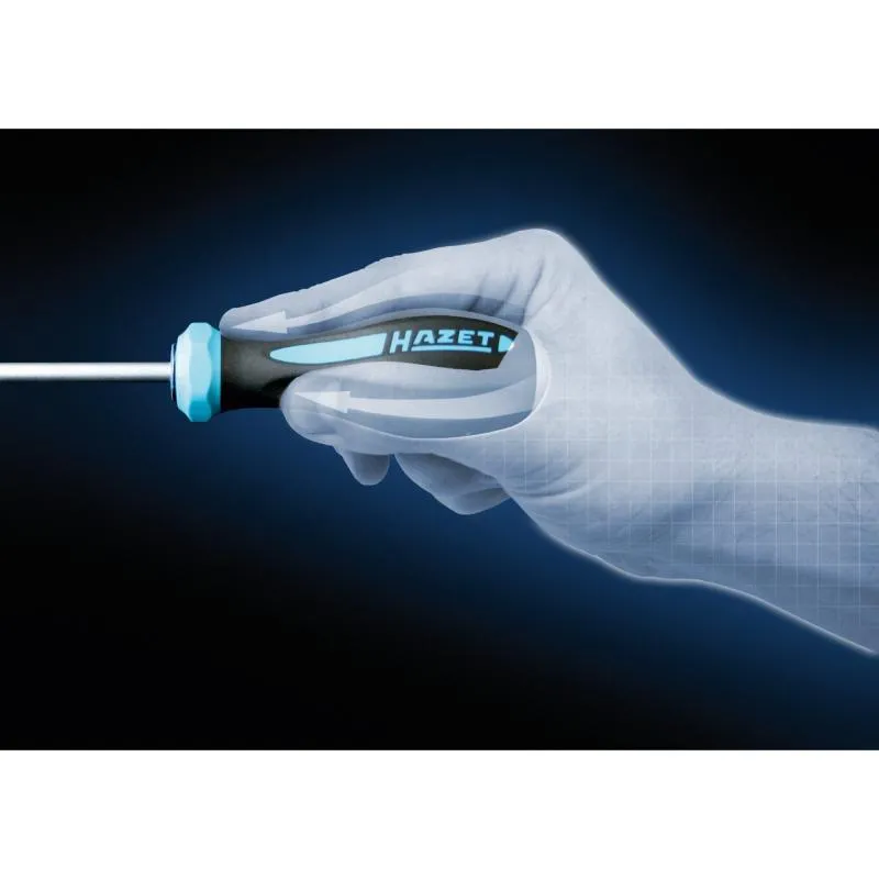 Hazet 802-T8H HEXAnamic Screwdriver, Tamper-Resistant TORX, T8H