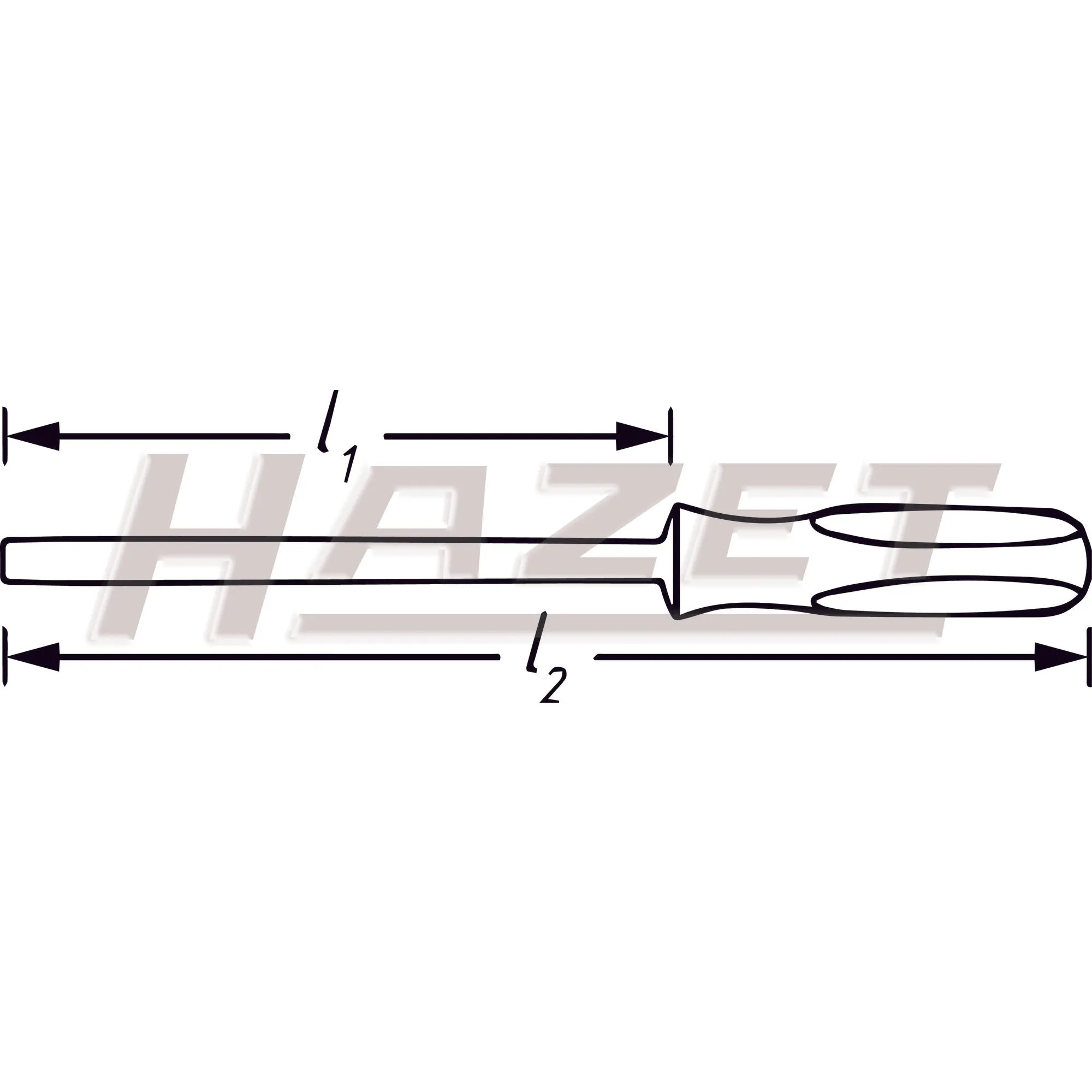 Hazet 803LG-T25 TORX T25 345mm Trinamic Screwdriver