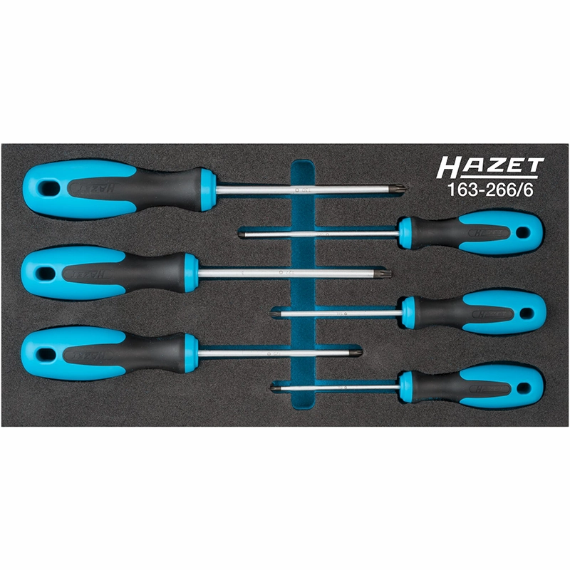 Hazet 163-266/6 TORX Screwdriver Set, 6 Pieces