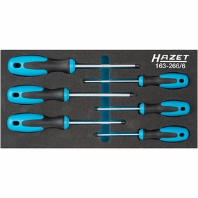 Hazet 163-266/6 TORX Screwdriver Set, 6 Pieces