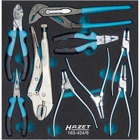 Hazet 163-424/9 Pliers Set, 9 Pieces