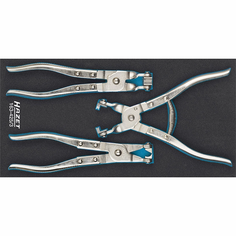 Hazet 163-425/3 Hose Clamp Pliers Set, 3 Pieces