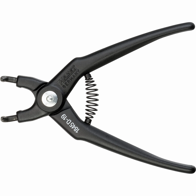 Hazet 1845D-19 Circlip Pliers, Bent Tip, 1960mm