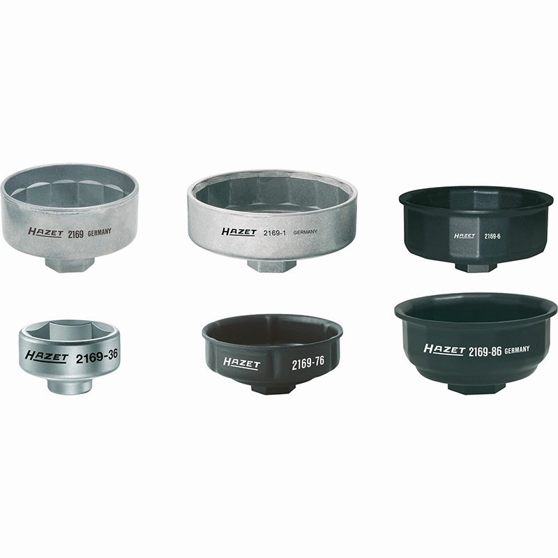 Hazet 2169/6 Oil Filter Wrench Set, 6 Pieces